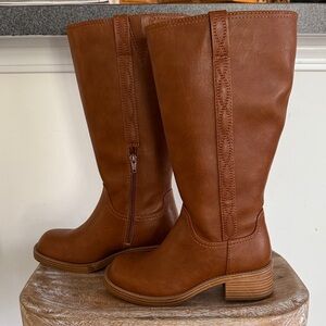 NOBO Tan Heeled Boots